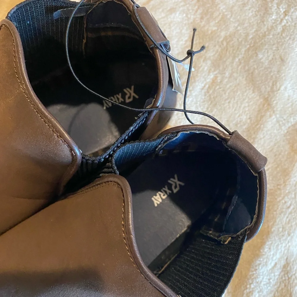 New X-ray Men's Brown Boots sleek modern work or party